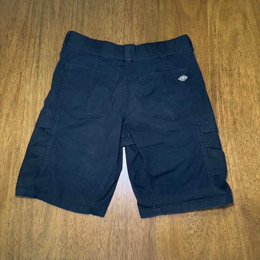 Dickies Temp-iQ Shorts Mens 32 Black Regular Fit Cooling Utility Work Cargo 11"